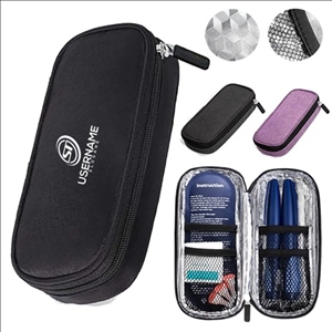 Diabetic Medication Insulated Cooling Bag Insulin Pen Cooler Travel Case with TSA Approved Ice Packs